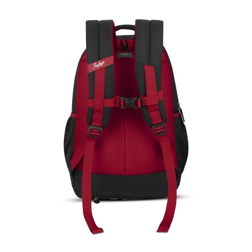 Image of Skybags Kenshi 34L Casual Backpack for Boys & Girls with 3 Compartments & Adjustable Shoulder Strap | Quick Access Front Pocket | Rain Cover | Perfect for School & Travel - Unisex