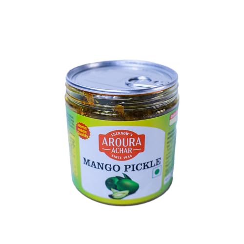 LUCKNOW'S AROURA ACHAR SINCE 1944 Mango Pickle 400g for Home Use Home Made With Love No Artificial Colors