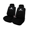 WOLTU Car Van Seat Covers Front Pair black Universal for Cars Vans Car Seat Protector