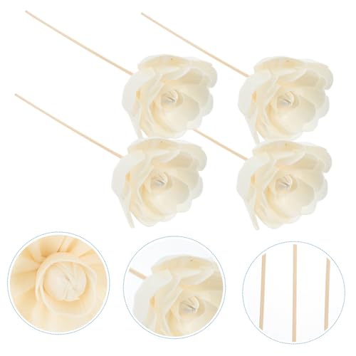 5 piezas varillas difusoras de aroma de ratán natural miniatura 5