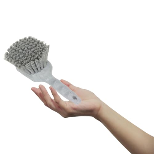 Image of SPARTA 40541EC14 Plastic Scrub Brush, Utility Brush, Kitchen Brush With Hanging Hole For Cleaning, 8 Inches, Blue, (Pack of 6)