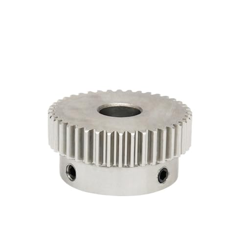 Bevel Gear Pinion Hardware Mechanical 1pcs Gear Wheel 1M-40T/42T Bore Size 8/10/12/14/15mm 304 Stainless Steel Motor Gear Teeth Thickness 10mm Total Height 20mm(8mm-40 Teeth)