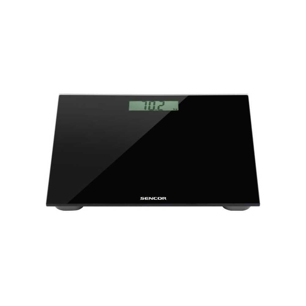 SENCOR SBS 2300BK Personal Scale Tempered Safety Glass Black