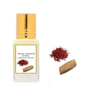 Kesar Chandan Attar Perfume for Men and Women, 5 ml