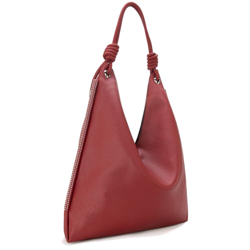 Montana West Hobo Handbag For Women Red Hobo Purses And Handbags Leather Slouchy Tote Bag Large Size Ladies Handbags Mwc-S211Bdy thumb #2
