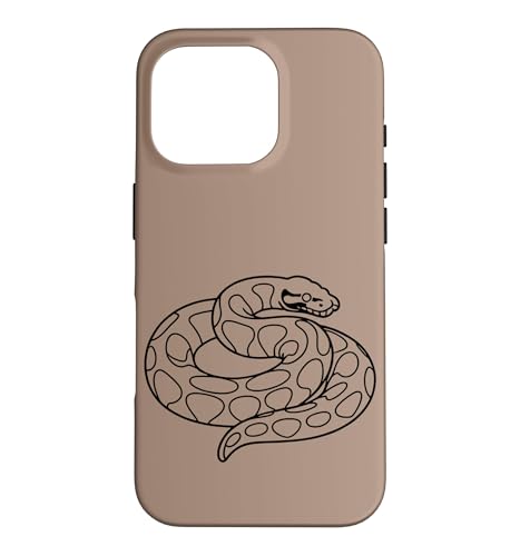Ball Python Keeper �X�l�[�N�V���G�b�g - �u���E�� �X�}�z�P�[�X iPhone 16 Pro �p