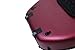 Crossrock Poly Carbon 4/4 Cello Case | Matte Red with Wheels & Music Pouch – Lightweight Hard Shell for Daily Commute & Student Orchestra