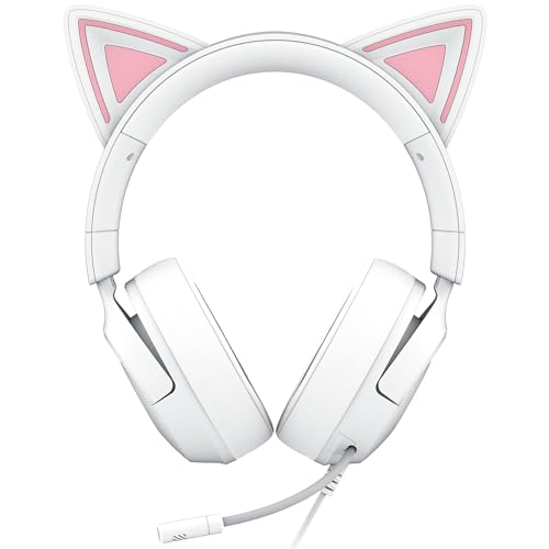 Razer Kraken Kitty V3 X Wired Gaming Headset, Kitty Ears, White - image 9