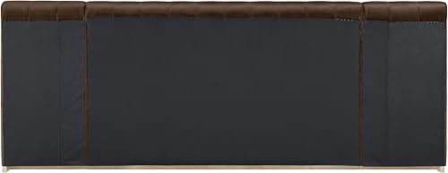 Image of Meridian Furniture AmaraBrown-K133 Collection Modern | Contemporary King Bed, Ultra Luxe Brown 460 GSM Velvet, Natural Finish, Solid Wood Base and Inner Frame, 133 inch W x 99 inch D x 51 inch H, Brown, King