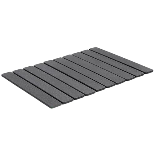 Égouttoir en terre de diatomée premium tapis absorbant 60 cm pour cuisine moderne