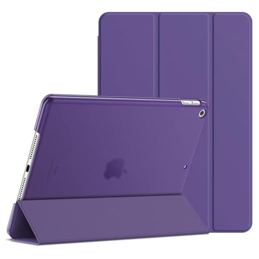 JETech Case for iPad 8/7 (10.2-Inch, 2020/2019 Model, 8th / 7th Generation), Auto Wake/Sleep Cover, Purple