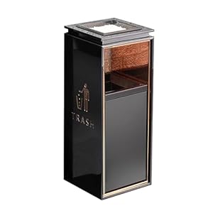 Gbpldmaq GBPLDMAQ Aschenbecherbehälter mit Abfalleimer