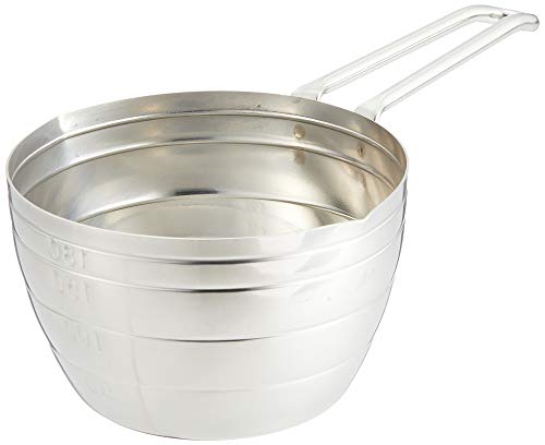 Yoshikawa YH9398 Cookpal Smart Measuring Cup, 7.8 fl oz (200 ml), Silver, Made in Japan