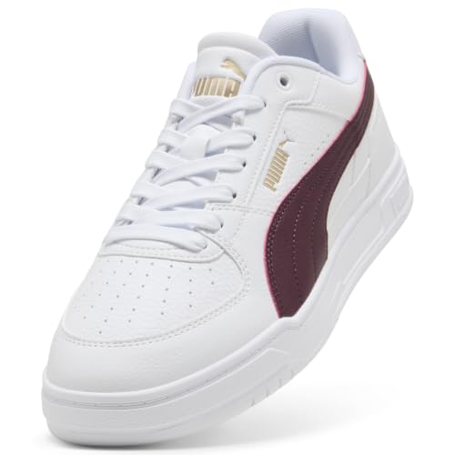 PUMA Erwachsene Caven III Sneakers 38, White Ruby Noir Gold Red – Ansicht 6