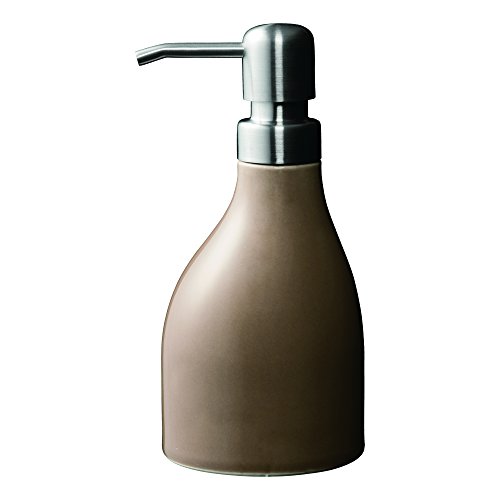 KINTO 27925 Plage Soap Dispenser, 9.5 fl oz (280 ml), Brown