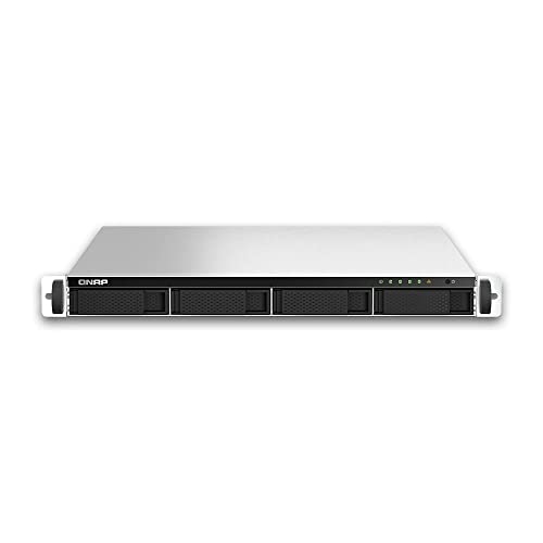 TS-464U NAS Rack 1U Collegamento LAN N5095 ethernet nero