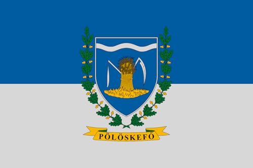 Drapeau large Pölöskefő pavillon extérieur mairie et mât - 2