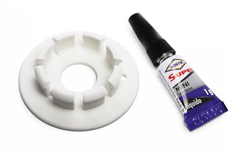 Ricreo Kit de reparación de válvula dentada compatible con Netatmo Cabezal termostático inteligente – Repuesto para reparar válvula termostática Smart – Accesorio calefactor – Incluye pegamento