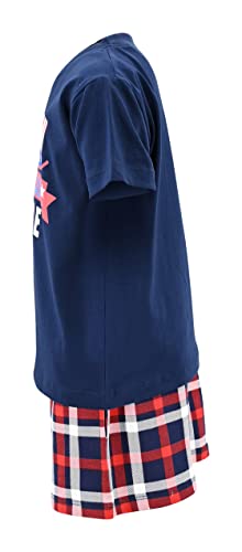 Image of Boys 2pc Shorts Set Outfit Short Sleeve Shirt with Fun Applique Print and Shorts
