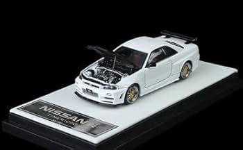 Amazon | TimeMicro 1/64 ニッサン GTR R34 Z-Tune 白
