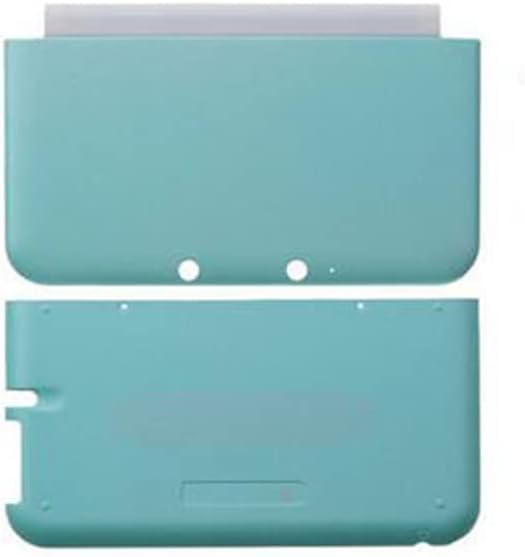 Image of Top & Bottom Faceplate Cover Plate Case Housing Shell for 3DS XL /LL Console Front Back Cover (Green)