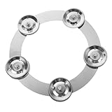 Kisangel Ensemble cymbale à cymbales pour batterie cymbales de batterie chapeau tambourin...