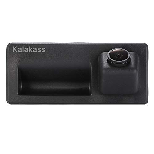 HD Trunk Handle Rear View Reversing Camera Compatible with Audi A3 A4 A4L S4 A5 S5 Q3 Q5 A6 A7 A6L A8L S6 S7 RS5/Golf/Tiguan/Touareg/Sharan/Passat/Skoda/Porsche/Cayenne 958/Jetta (NO.01578(110*50MM)) - Image 3
