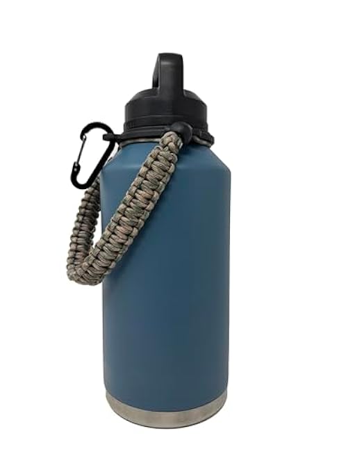 Paracord Handle for YETI Rambler 46oz 36oz 26oz 64oz 18oz 12oz Water Bottles, Durable Carrier Strap - Holder