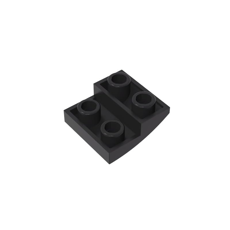 XYEIUGO 32803 Arched Brick Slope Curved 2x2 Inverted, Black, 50 PCS — image 1