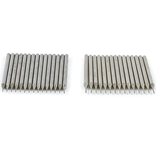 JINGLING Brocas Diamante 0.5 y 0.8 mm Set 30 Piezas miniatura 6
