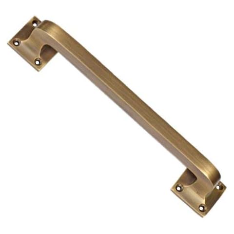 Adonai Hardware "Baara Brass Industrial Sliding Door Pull Handles (9" x 1 Pack, Antique Brass) for Vintage Wooden Barn Doors, Gates, Kitchen Cabinets, Furniture, Fences and Farmhouse Cover