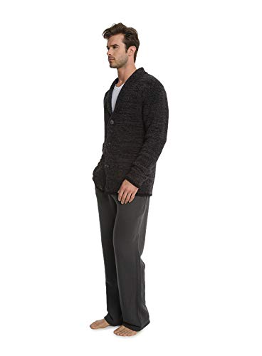 Barefoot Dreams CozyChic Men’s Shawl Collar Cardigan, Menswear Fashion Sweater3