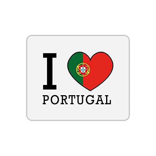 Tapis de Souris Rectangle i Love Drapeau Portugal