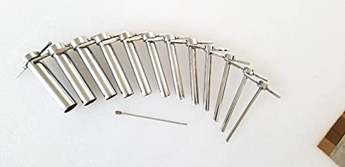 Cork Borer 12 Set Heavy Duty Nickel Plated Brass #TOP3
