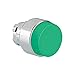 ASI 8LM2TB203 Metal Push Button Actuator, Spring Return, Extended, 22 mm, Green
