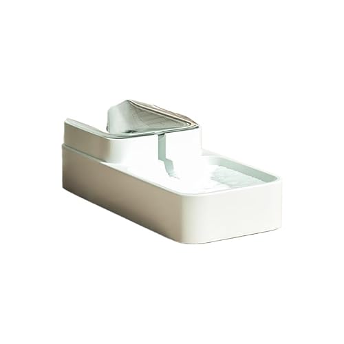 Mizoki ペット自動給餌器 猫用水飲み機 犬用フードボウル 中型犬猫用 ストレージバケット コンビネーション 3.8L水+2.1kg 大きな出穀口 虹吸装置 防潮保存