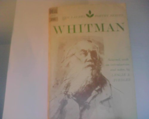 Whitman (The Laurel Poetry Series) B000KGBO7W Book Cover