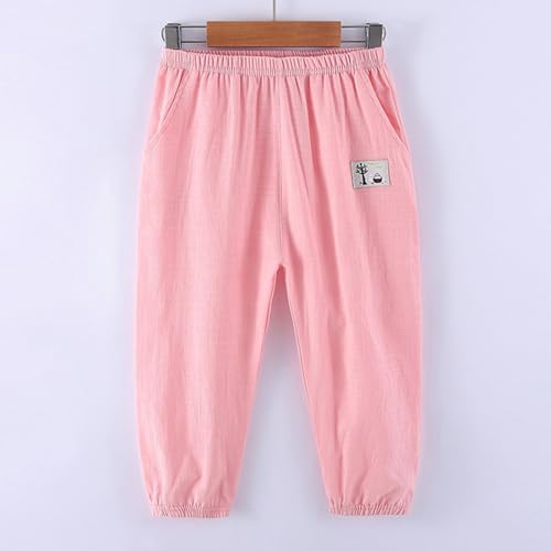 Boys Girls Sweatpants Kids Cotton Casual Vintage Hip Hop Pants Kids Lightweight Fall Outfits with Pockets 3-10 Years4