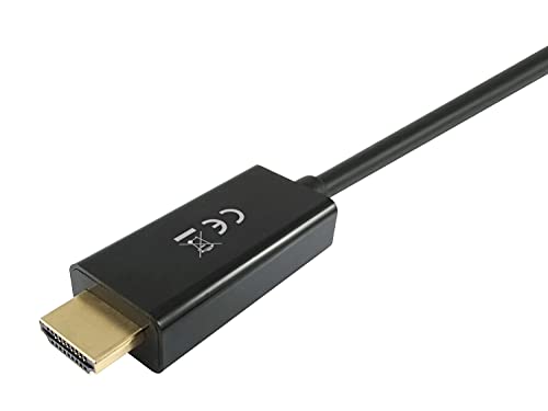 Equip Displayport Male to Hdmi Male Cable 2 M, Black, 119390, único - Image 2