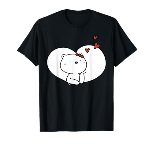 Oso de Peluche con corazón Divertido diseño Unisex para Hombres y Mujeres Camiseta