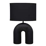 Structure en céramique noire texturée. Alimentation : prise secteur, câble de 120 cm