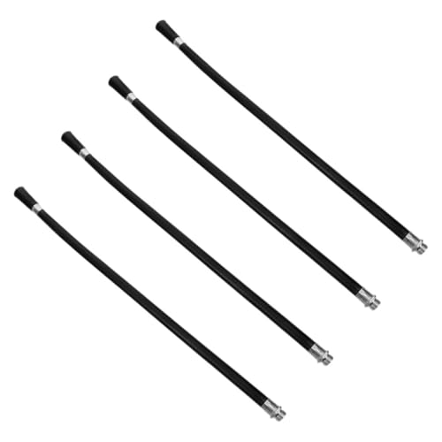 IWOWHERO 4pcs Fire Extinguisher Hose Fire Extinguishers Pressure Washer Hose Fire Extinguisher Water Hose Firemans Hose Nozzle Fire Extinguisher Supplies Discharge Hose Rubber Black