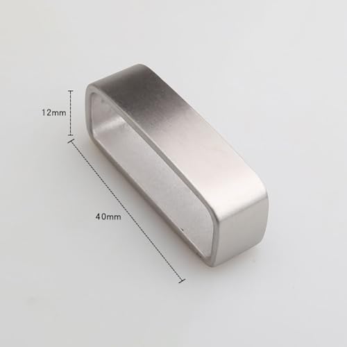 4 Pcs 35mm Metal Belt Loop Keepers Belt Buckle Loop Replacement Dress Belt End Holder Retainer Men's Belt Buckle Accessories3