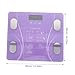 HOODANCOS Household Intelligent Weight Scale Purple Creative Precision Electronic Material LED Display Battery Style for Home Use