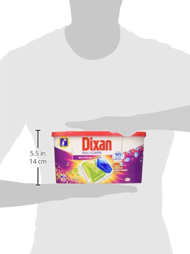 Dixan Duo Caps Colorati Detersivo Lavatrice, 30