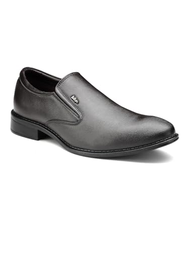 Image of Lee Cooper LC1474E2R Men's Lightweight Leather Shoes | Comfortable, Stylish Slip-On Formal Footwear for Office, Business 40EU 6UK