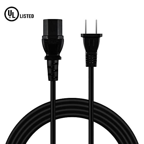 J-ZMQER 2-Prong AC Power Cable Compatible with Boston Acoustics XB2/ XB4/ VR75/ VR965 Speaker 6.6FT