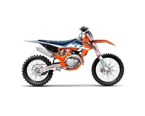 Kit déco moto cross KTM 150 SX bleu Origin-K22 pour rénover vos plastiques usés