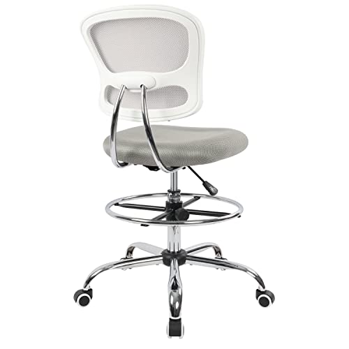 HYLONE Ergonomic Office Chairs, Office Drafting Chair, Rolling Stool Chair Armless Standing Desk Chair with Footrest Bar Stools for Home,Office & Bar HYLONE Ergonomic Office Chairs, Office Drafting Chair, Rolling Stool Chair Armless Standing Desk Chair with Footrest Bar Stools for Home,Office & Bar