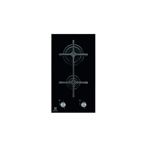 Plaque Gaz 2 feux-Electrolux EGC3322NVK - Plaque de cuisson Gaz - Dimensions produit (LxP en cm) : 29 / 52